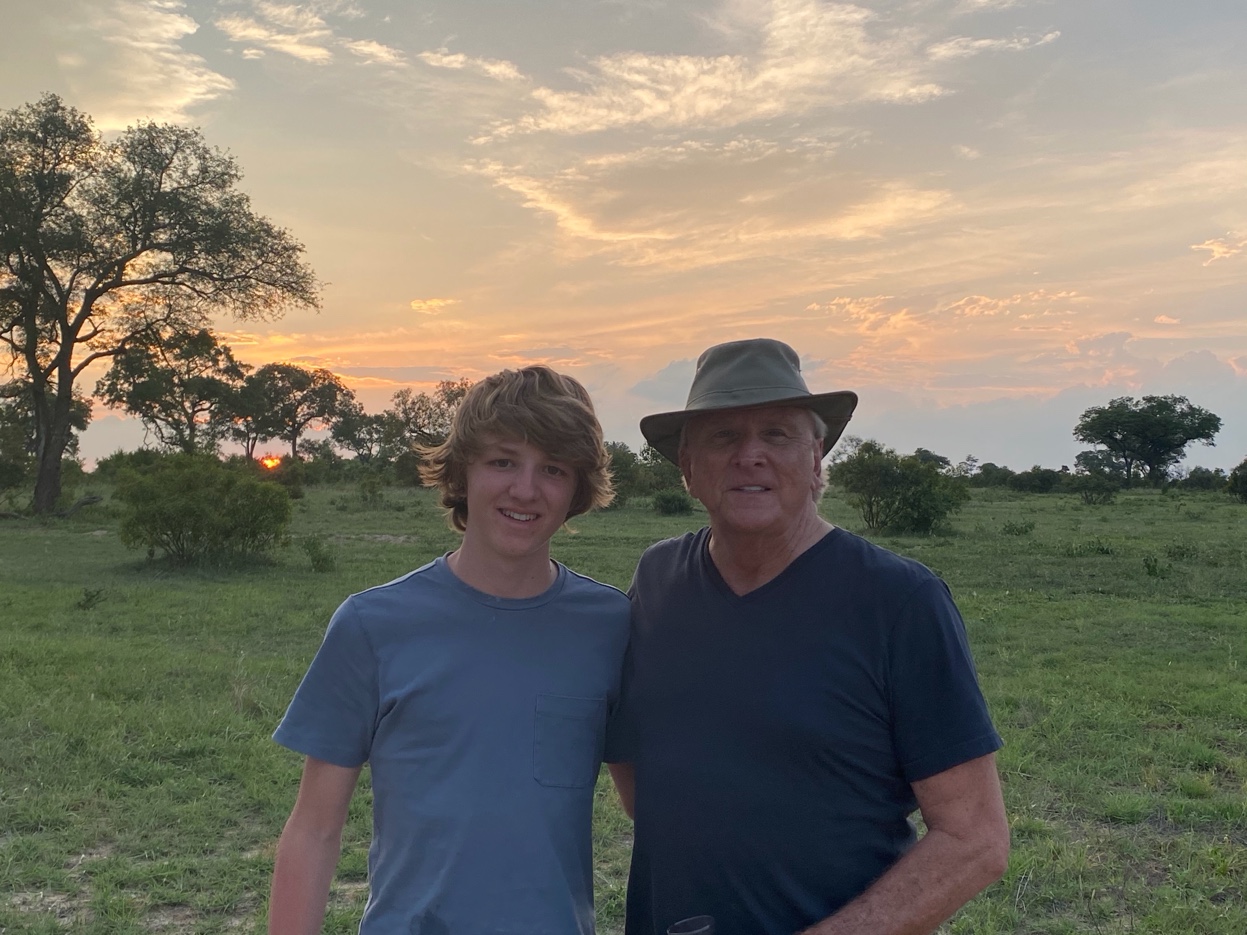 My dad and I in South Africa
